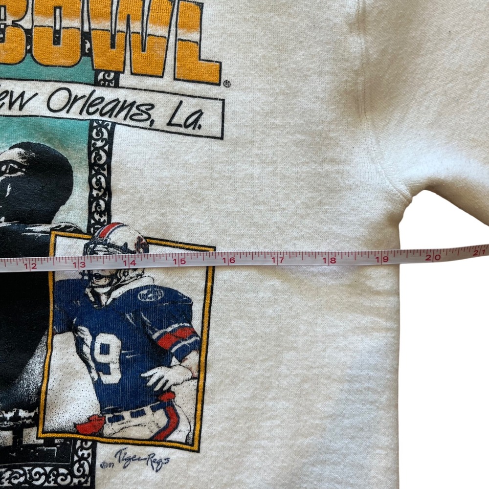 Vintage 1988 Sugar Bowl Auburn vs Syracuse Russell Athletic Sweatshirt Mens M - Picture 9 of 10